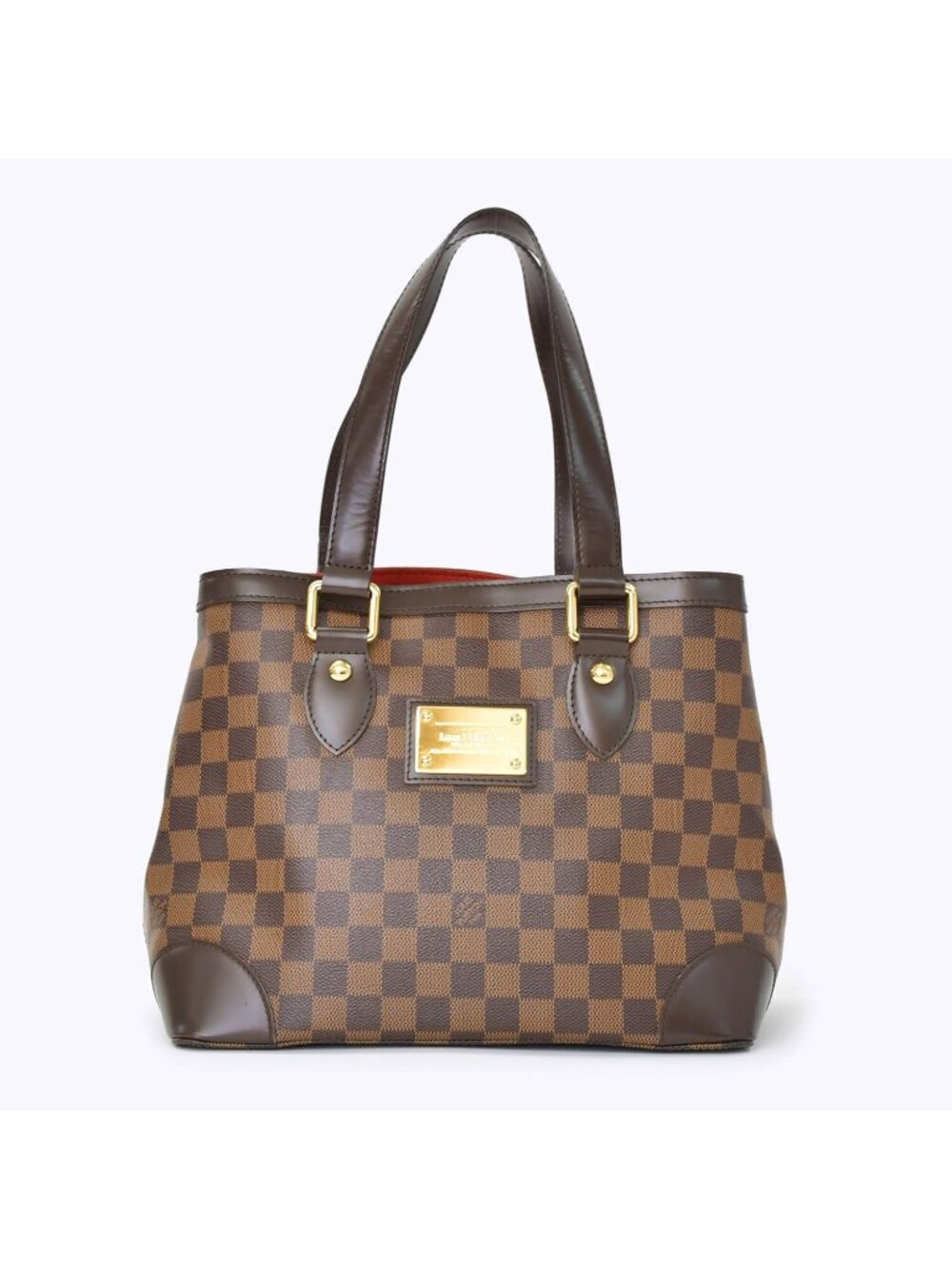 Louis Vuitton Hampstead PM Handbag Brown Damier Gold